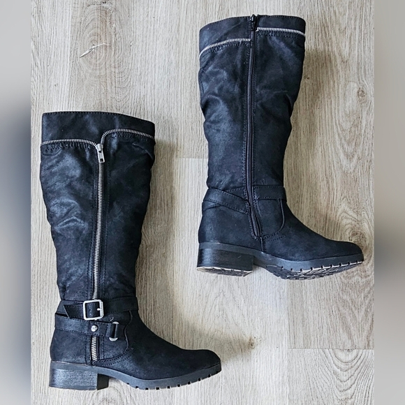 Shoes - Size 7 Kohl's Stonecrop Black Knee-High Boots